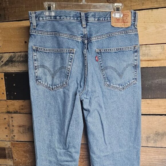 Levi’s 550 Men’s Relaxed Fit Jeans 33x34 Great Condition - Picture 5 of 6